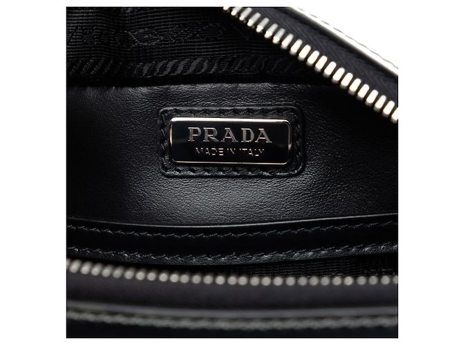 Double Prada Plata Pequeño Spazzolato Brique Bandolera - vista 5