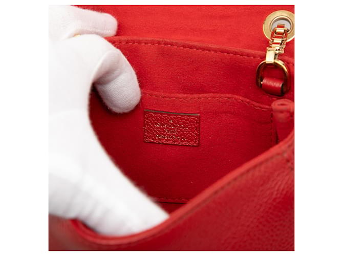 Louis Vuitton Monogram Empreinte Saint Germain BB Rosso - vista 5