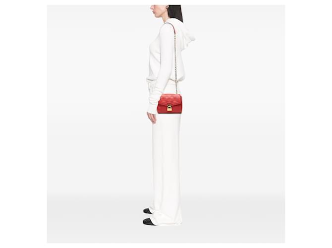 Louis Vuitton Monogram Empreinte Saint Germain BB Rosso - vista 7