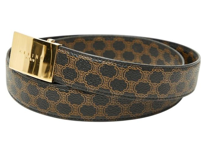 Céline Cinturón Celine Triomphe Macadam Logo - vista 2