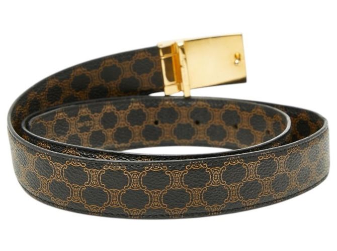 Céline Cinturón Celine Triomphe Macadam Logo - vista 3