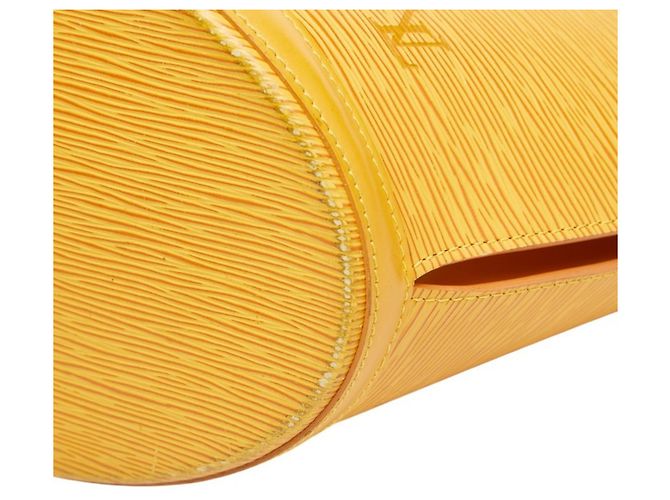 Borsa a spalla Saint Jacques Epi Louis Vuitton Giallo - vista 4