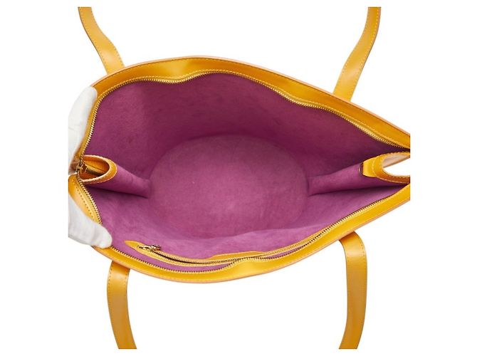Borsa a spalla Saint Jacques Epi Louis Vuitton Giallo - vista 6