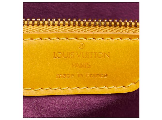 Borsa a spalla Saint Jacques Epi Louis Vuitton Giallo - vista 7