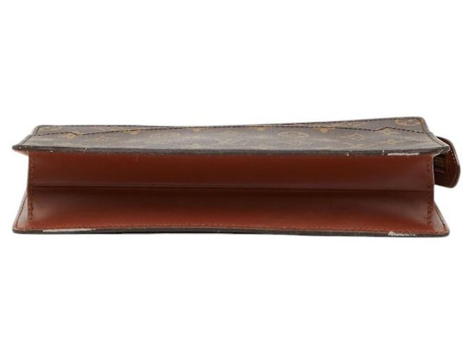 Borsa Clutch Monogram Uomo Louis Vuitton Marrone - vista 3