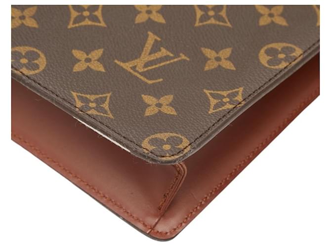 Borsa Clutch Monogram Uomo Louis Vuitton Marrone - vista 6