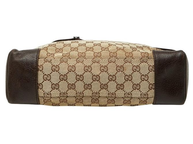 Borsa a tracolla in tela GG di Gucci Marrone Beige - vista 3