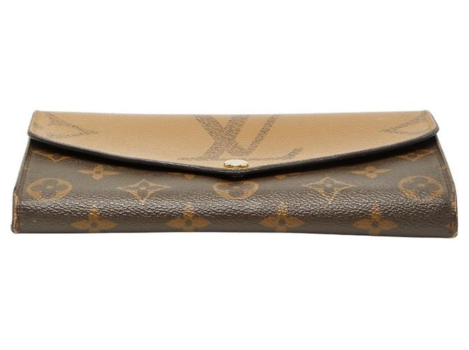 Louis Vuitton Monogram Giant Reverse Sarah Langbörse Braun - Ansicht 3