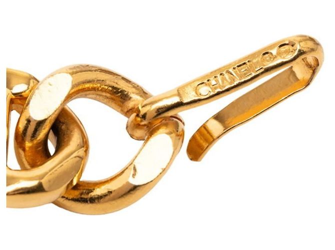Chanel Vintage Gold Plated Münzplatte Kettengürtel Golden - Ansicht 4