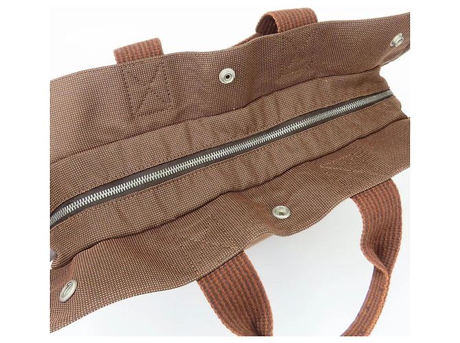 Borsa Tote Herline MM di Hermès Marrone - vista 13