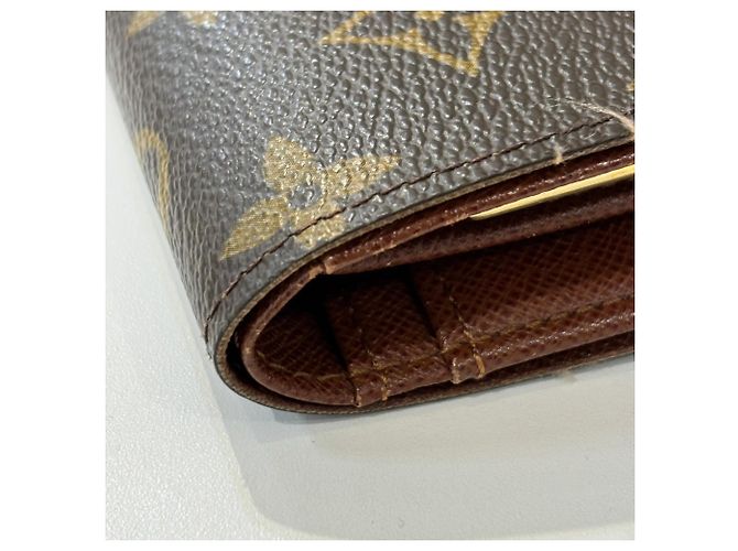 Billetera bi-fold marrón de Louis Vuitton Castaño - vista 12