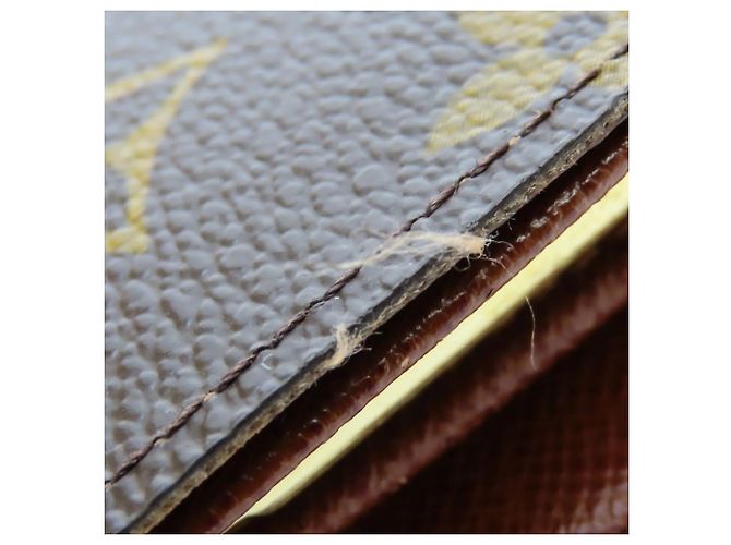 Billetera bi-fold marrón de Louis Vuitton Castaño - vista 8