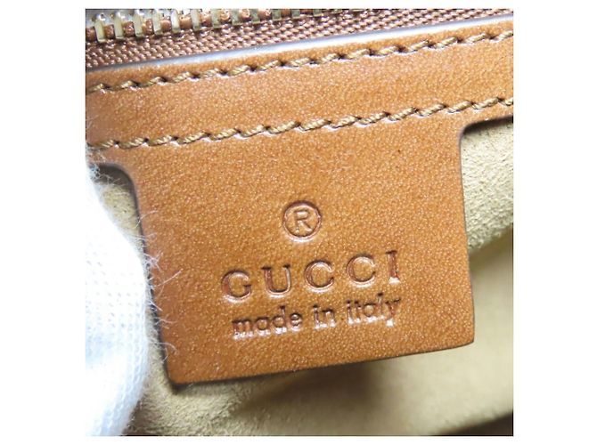 Borsa a spalla Hobo Gucci Marrone Beige - vista 18