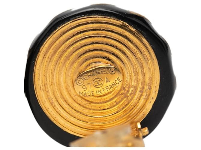 Chanel Coco Mark Ohrringe Schwarz - Ansicht 3