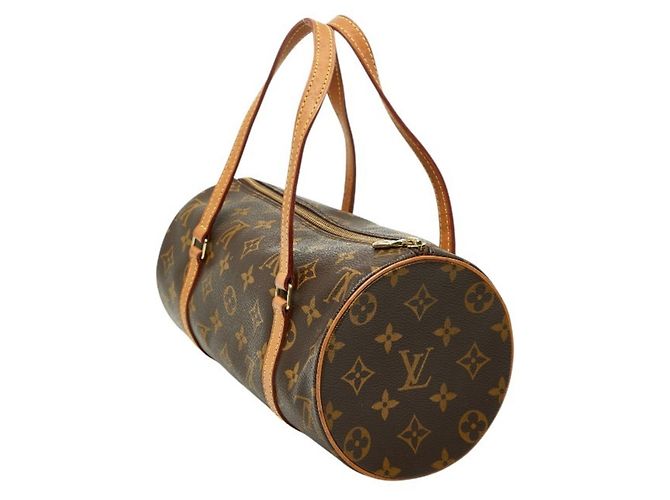 Borsa Louis Vuitton Monogram Papillon 26 Marrone - vista 2