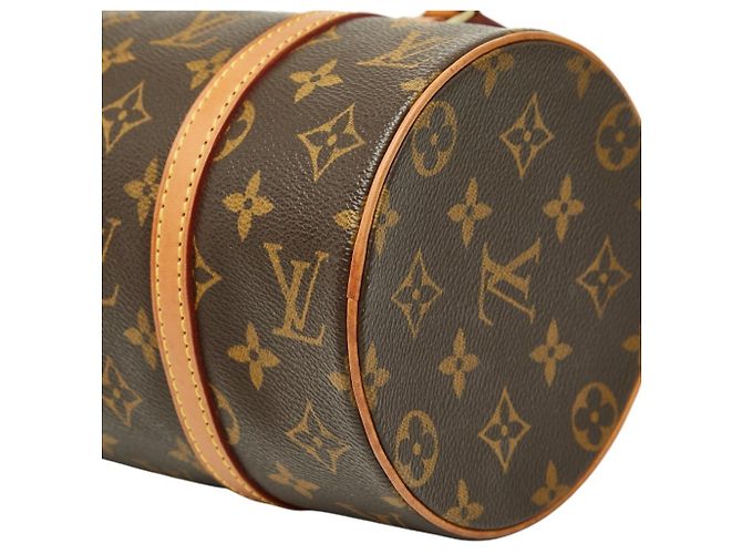 Borsa Louis Vuitton Monogram Papillon 26 Marrone - vista 4