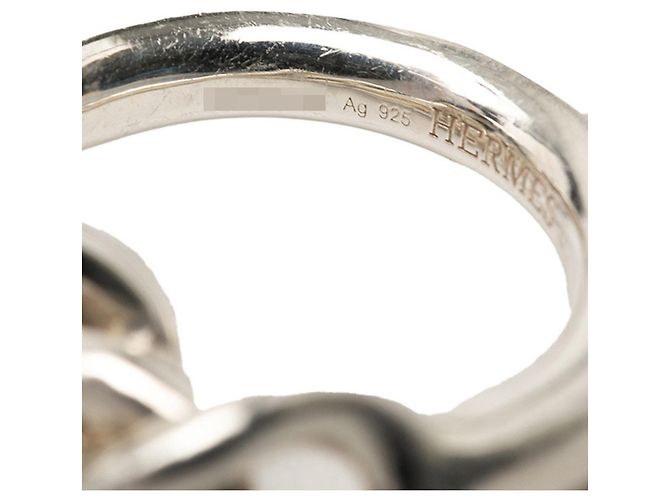 Ring Anello Croisette GM di Hermès Argento - vista 4