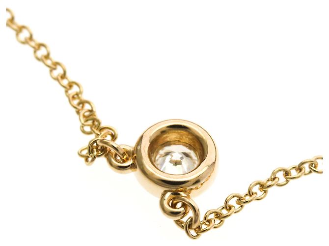 Elsa Peretti Tiffany & Co Collana Pendente in Oro Rosa Tiffany Diamonds by the Yard D'oro - vista 7