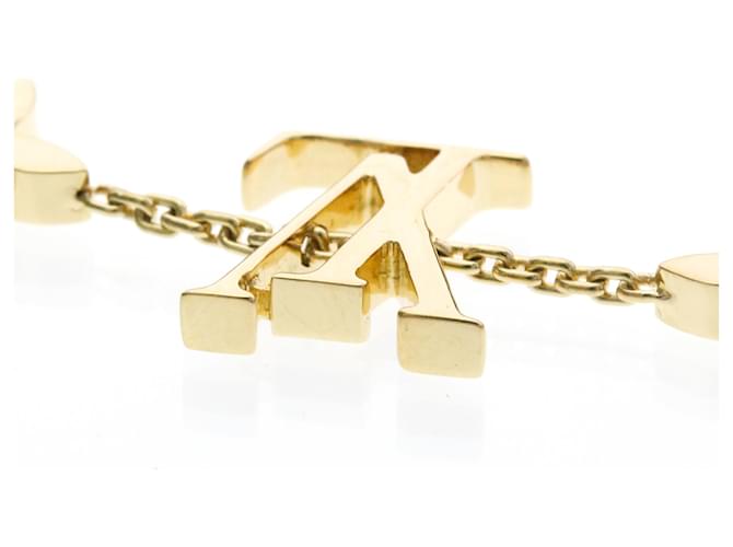 Bracciale Charm Monogram Louis Vuitton D'oro - vista 14