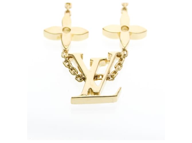Bracciale Charm Monogram Louis Vuitton D'oro - vista 17
