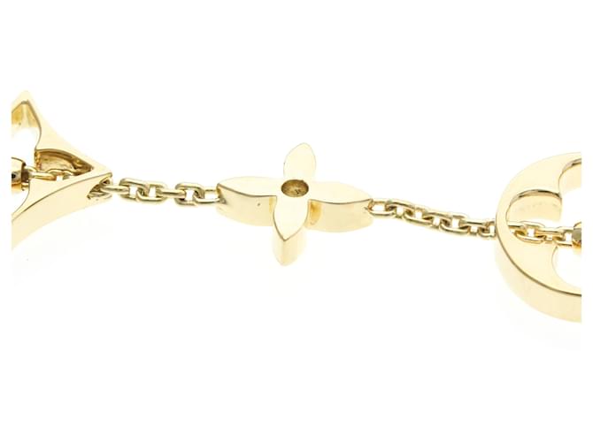 Bracciale Charm Monogram Louis Vuitton D'oro - vista 8