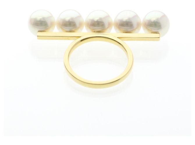 Anello Signature Balance Tasaki R4398 D'oro - vista 11