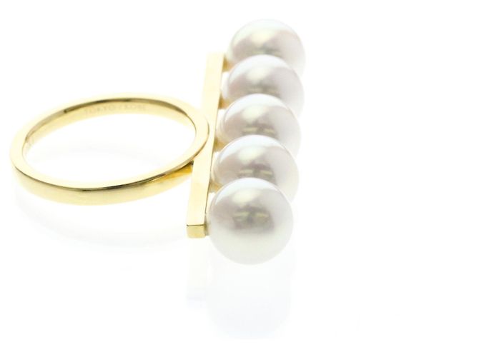 Anello Signature Balance Tasaki R4398 D'oro - vista 4