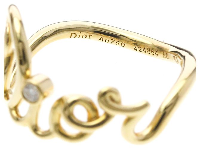 Anillo Dioramour Christian Dior JOUI95052 Dorado - Ansicht 5