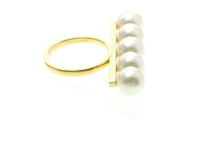 Anello Firma Balance Tasaki D'oro - vista 4