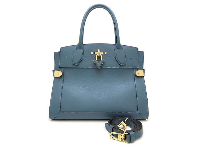 Borsa Steamer MM Louis Vuitton Blu - vista 2