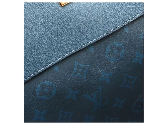Borsa Steamer MM Louis Vuitton Blu - vista 7