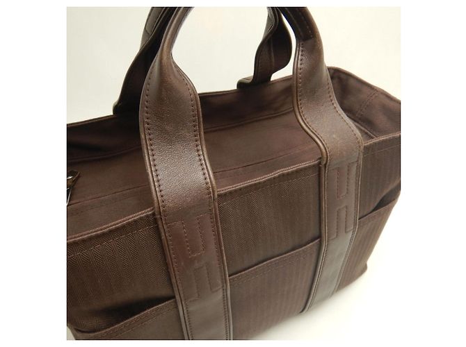 Hermès Borsa Hermes Acapulco PM Marrone - vista 10