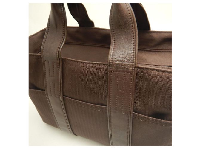 Hermès Borsa Hermes Acapulco PM Marrone - vista 11