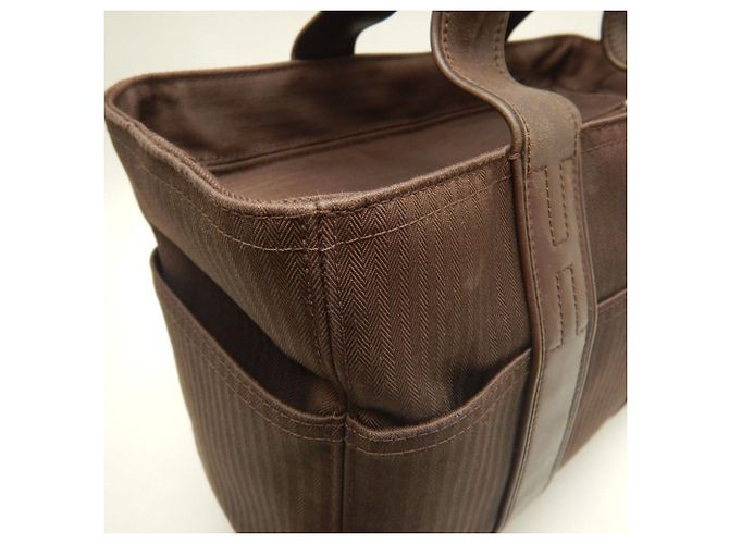 Hermès Borsa Hermes Acapulco PM Marrone - vista 12
