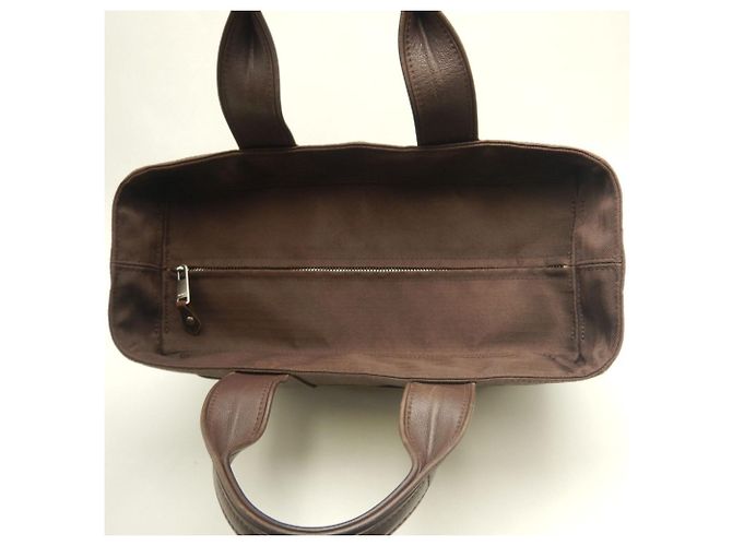 Hermès Borsa Hermes Acapulco PM Marrone - vista 13