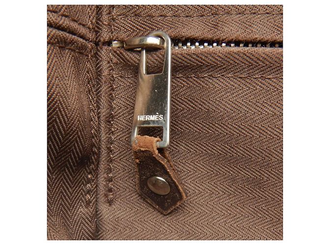 Hermès Borsa Hermes Acapulco PM Marrone - vista 22