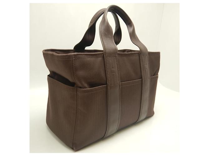 Hermès Borsa Hermes Acapulco PM Marrone - vista 3