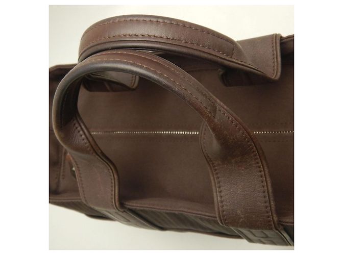 Hermès Borsa Hermes Acapulco PM Marrone - vista 8