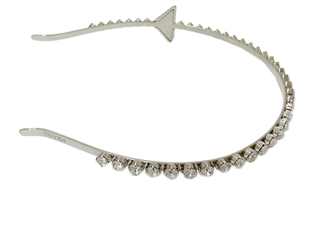 Fascia Alice in strass argento Prada - vista 4