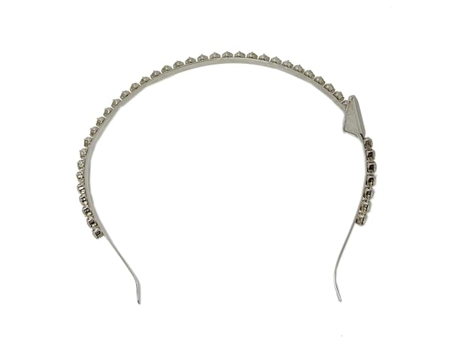 Fascia Alice in strass argento Prada - vista 5