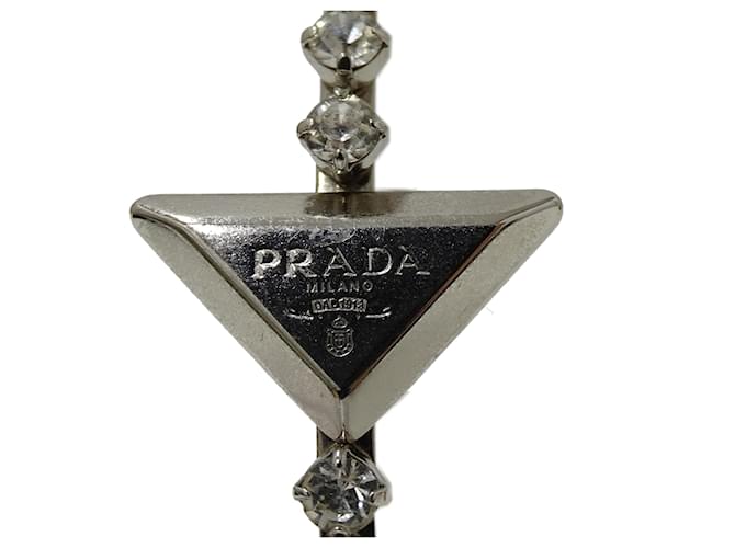 Fascia Alice in strass argento Prada - vista 6