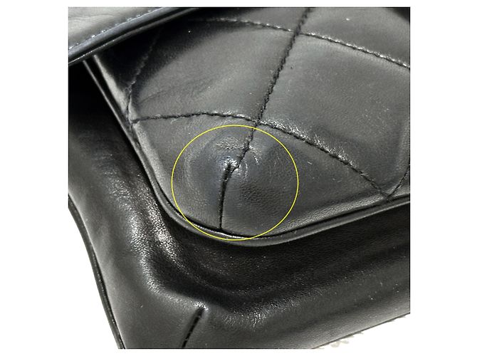 Timeless Borsa matelassé Chanel 2.55 Nero - vista 10