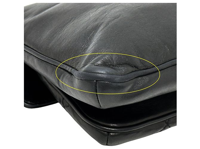 Timeless Borsa matelassé Chanel 2.55 Nero - vista 11