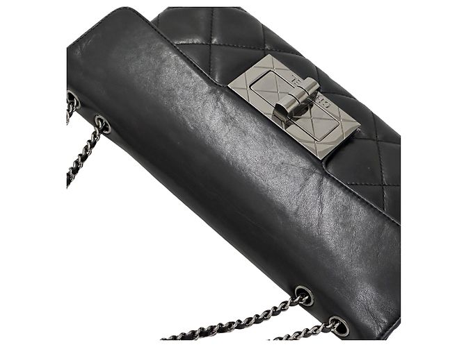 Timeless Borsa matelassé Chanel 2.55 Nero - vista 13