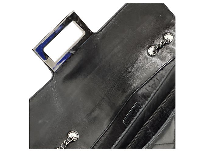 Timeless Borsa matelassé Chanel 2.55 Nero - vista 14