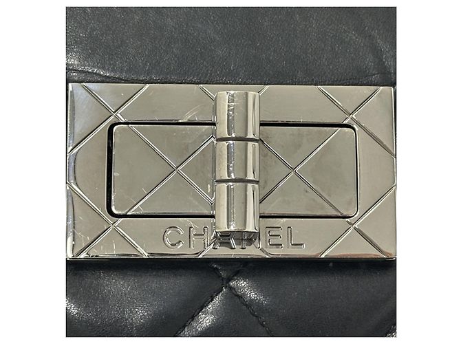 Timeless Borsa matelassé Chanel 2.55 Nero - vista 9