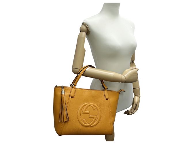Gucci Soho Ledertasche Orange - Ansicht 7