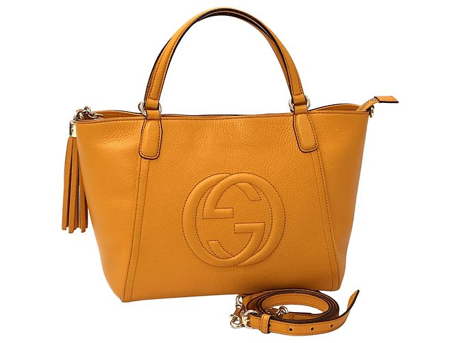 Gucci Soho Ledertasche Orange - Ansicht 8