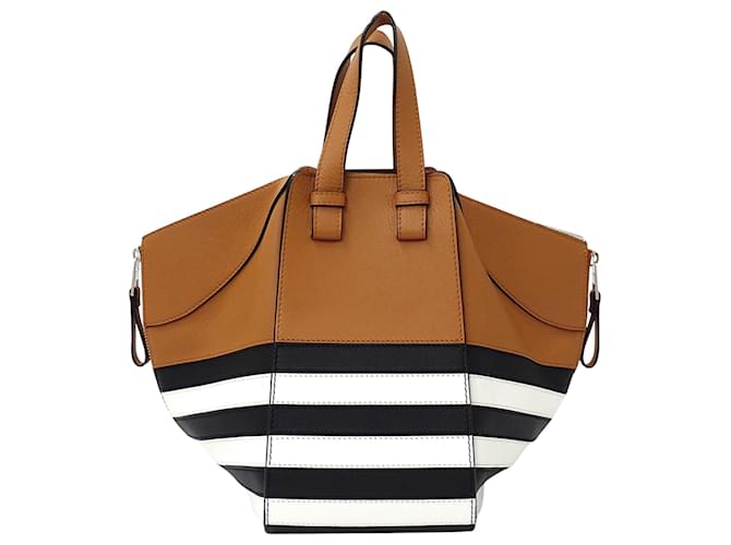 Borsa a mano Hammock Mini Loewe Marrone Nero Bianco - vista 2
