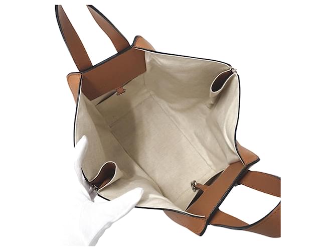 Borsa a mano Hammock Mini Loewe Marrone Nero Bianco - vista 5